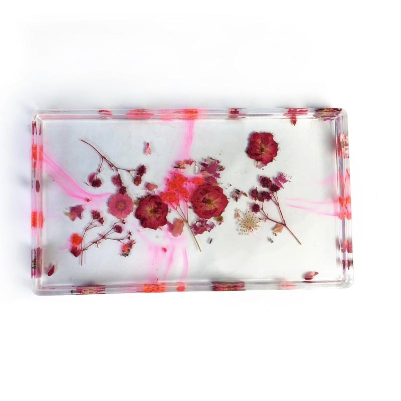 Formă versatilă din silicon pentru realizarea tăvilor de organizare de birou Matră pentru realizarea unei tăvi de depozitare dreptunghiulare multifuncționale