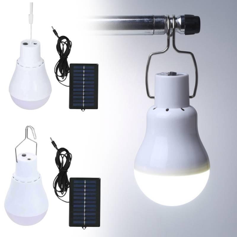 Solar Rechargeable Light Hanging Camping Lamp Portable Outdoor Lantern Handheld