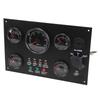 300x190mm Boat Gauge Panel 0 To 3000 RPM Water Temp Oil Level Voltage Pressure Tachometer Panel for Yachts Ships Black