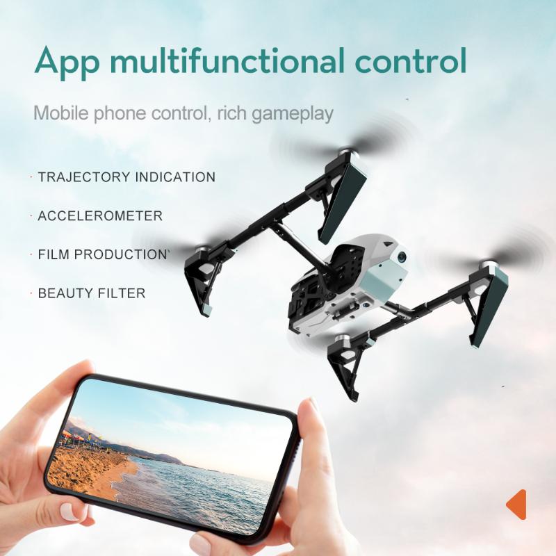 New Smart KS66 Drone Profesional 8K HD ESC Dual Camera 5G WIFI Wide-angle Optical Flow Positioning Brushless Motor Remote Control Quadcopter Toy