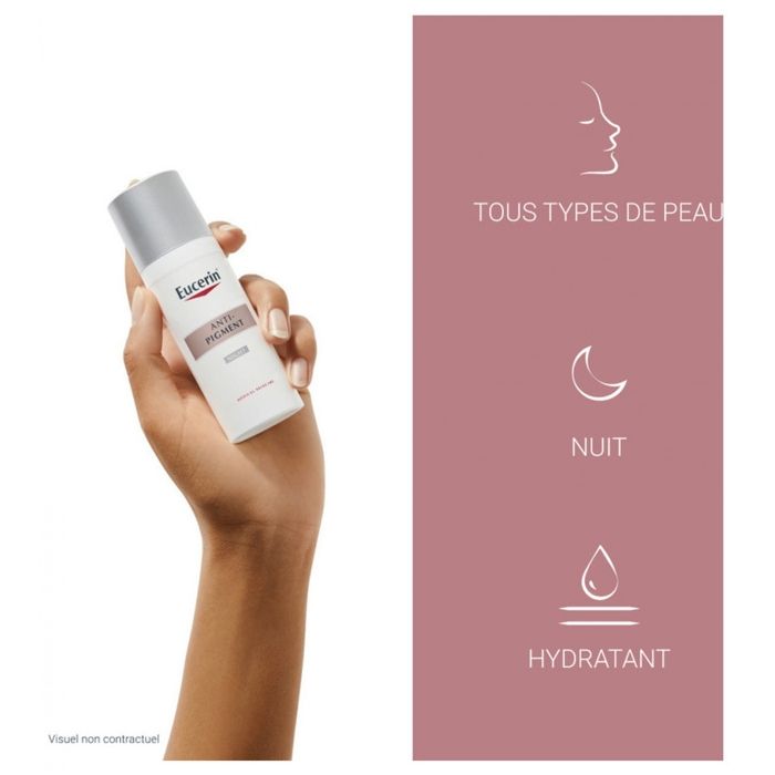 Soin de Nuit Anti-Taches - Eucerin - Anti-Pigment - 50ml - Sans parfum - Résultats en 2 semaines