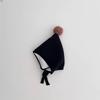 Baby Pom-Pom Knit Hat with Ear Protection - Cute Korean Autumn/Winter Style