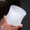 Chinesische Weiße Tasse Jade Porzellan Teetasse Bambus-Gelenk-Tasse Meistertasse Liu Li Glas Teetasse für Tee Einfacher Stil