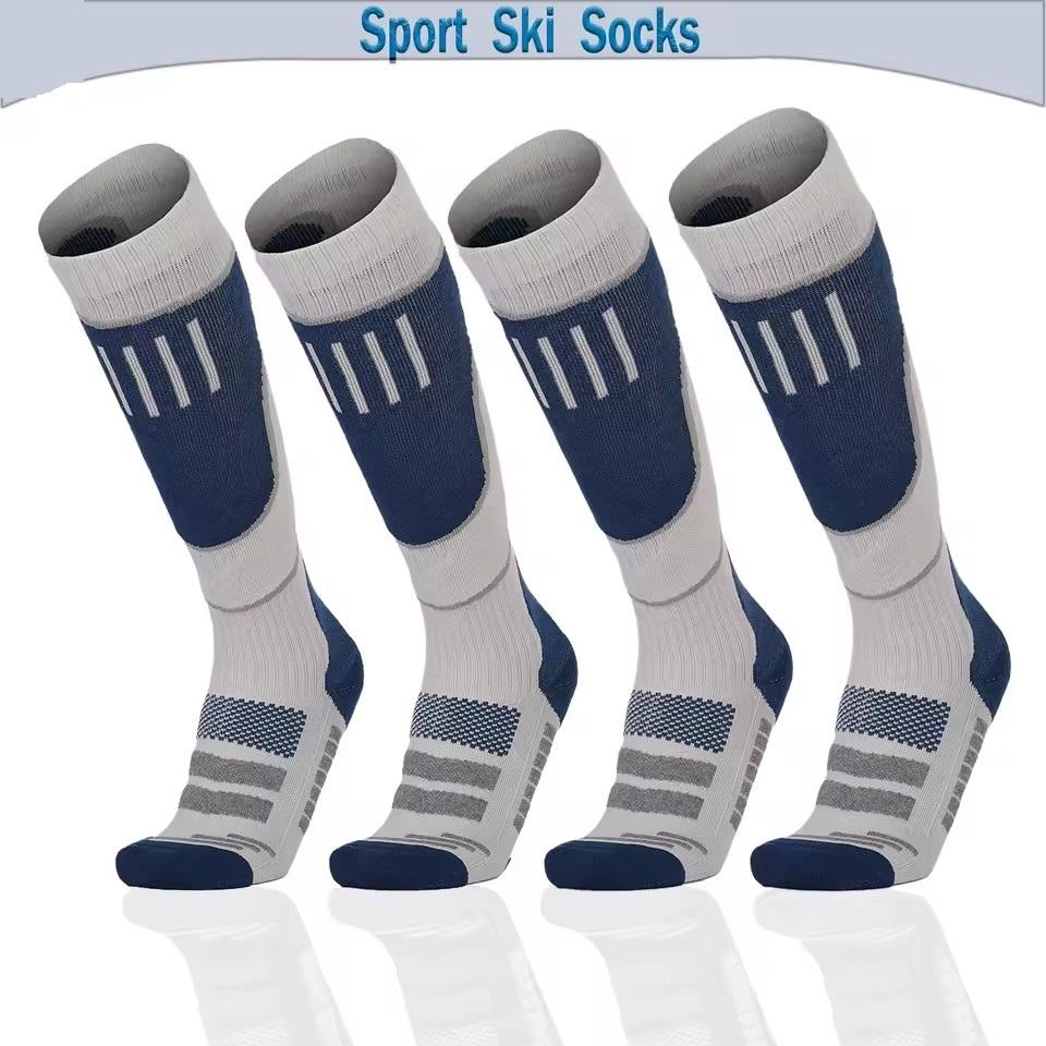 1 Pair Merino Wool Thermal Socks Men Women Winter Long Warm Compression Socks For Ski Hiking Snowboarding Climbing Sports Socks