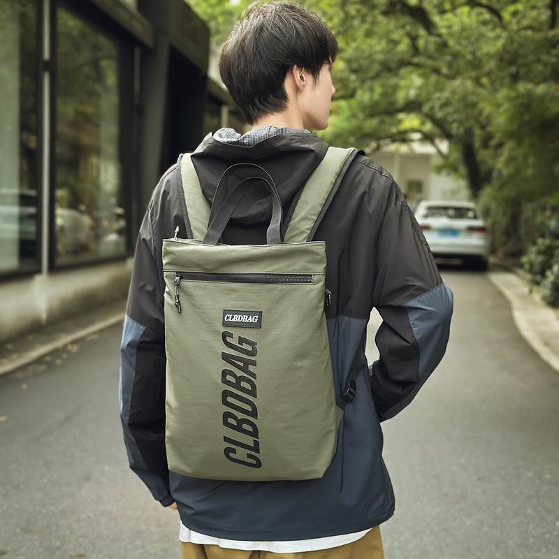 Мужской рюкзак с буквенным принтом — фото 20