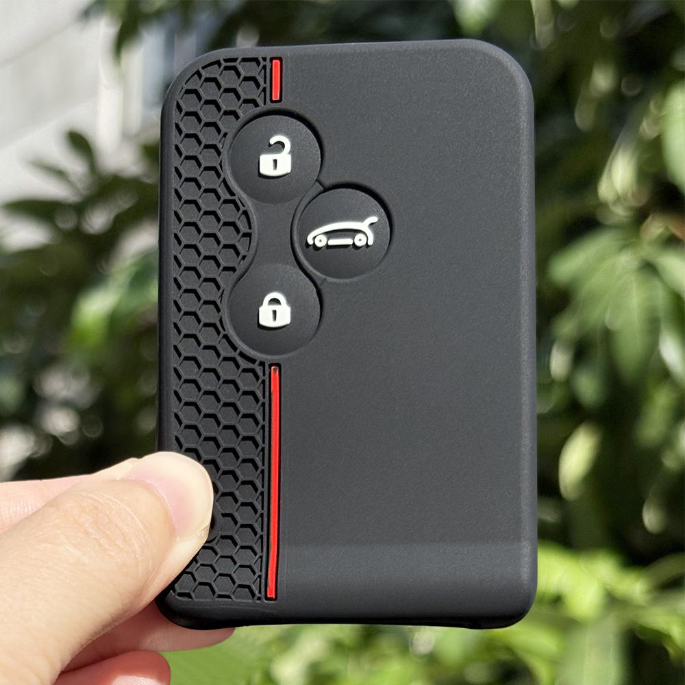 Keychain Protection For Renault Scenic 2 Megane Clio 4 Tula Region 2 Stage Zoe Cassone Logan Laguna Silicone Key Cover Holder