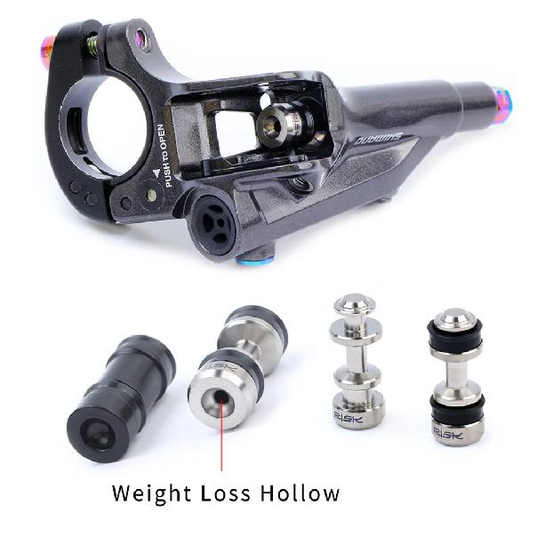 RISK Titanium Bicycle Brake Lever Piston For Shimano XT/SLX/XTR Hydraulic Disc Brake Caliper Piston MTB Road Bike Repair Parts