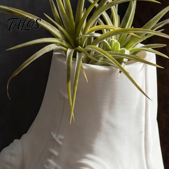 Creative Resin Plant Container Creepy Severed Hand Planter, 3D Printed Stitched Succulent Pot, Gothic Weird Funny Gesture Vase Small Flower