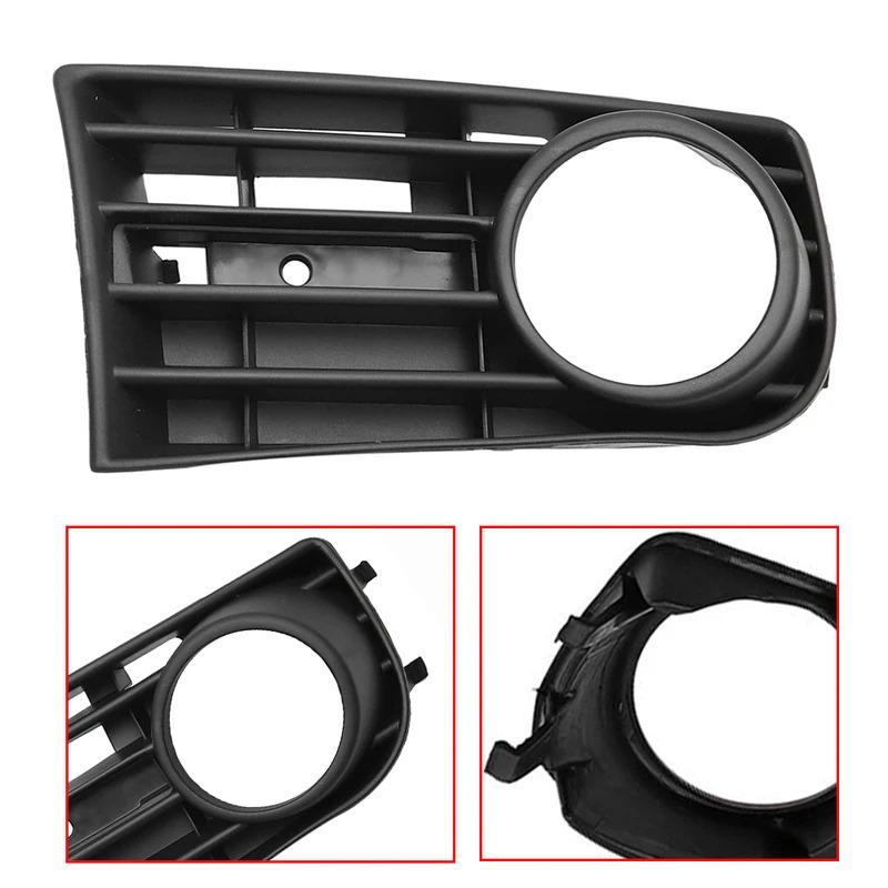Car Front Bumper Fog Light Grille Grill Black Plastic 1K0853665B for Volkswagen Golf5 MK5 2005 2006 2007 2008 2009 version