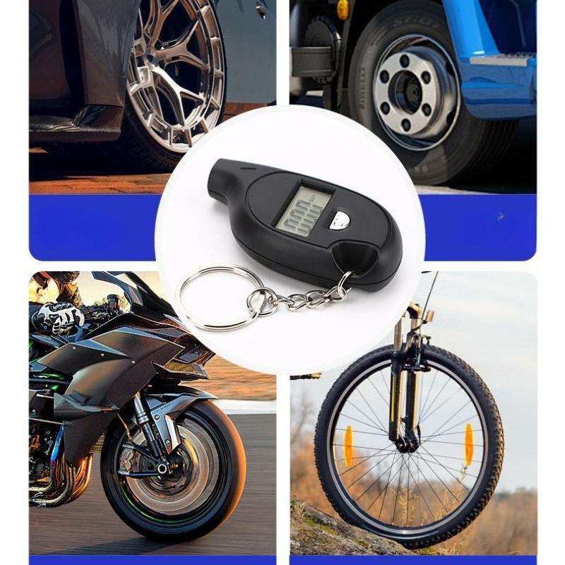 Tire Gauge Digital With LCD Display Car Tire Air Pressure Tester Meter Auto Car Motorcycle Tire Safety Alarm Testing Tools