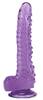 Monster Ribby Dildo 20.5 X 4.6cm Purple - ToppedMonster - Unusual Dildos