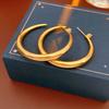 Fashionable Exaggerated Versatile and Cool Round C-shaped Earrings