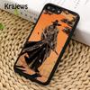 Krajews Japan Samurai Art For iPhone 17 Air 16 Phone Case Cover 15 14 Plus 12 13 Pro Max Coque