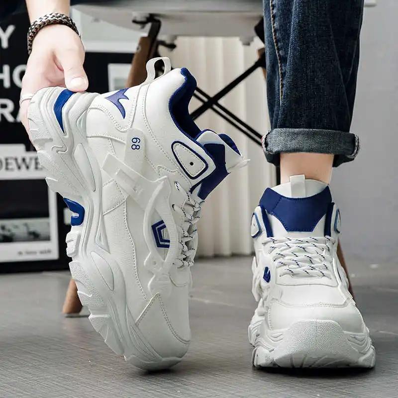 Fashion Parkour Round Tip Men Designers Sneakers Luxury Men's Shoes Casual Men Shose Sports Out Upper Idea Stylish On Sale