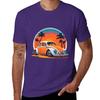 Sunset Drives: Vintage Iconic Car in Captivating Retro Sunset T-Shirt plus size t shirts cute clothes T-shirt