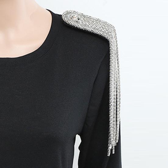 Brochnål Handgjorda Pärlor Lång Tofskedja Klassisk Galvaniserad Dekorativ DIY Herr Dam Epålett Axel Smycken Klädtillbehör