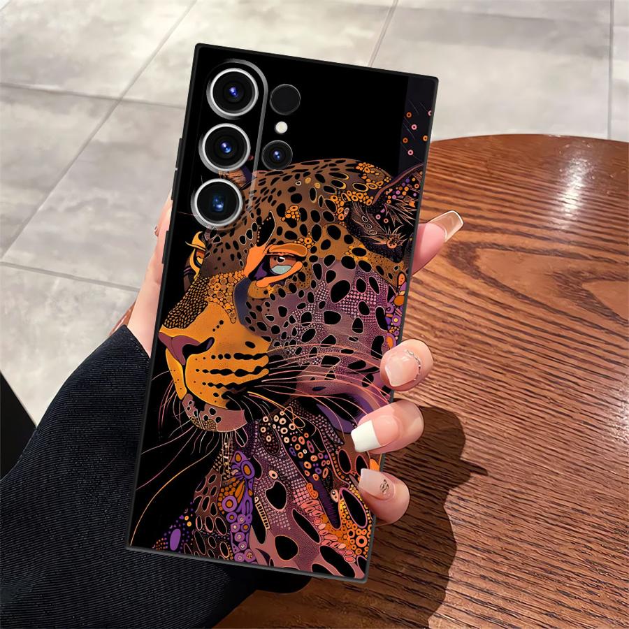 Cool Tiger Leopard Funda Phone Cover Case for Samsung Galaxy S26 S10 S9 Note 20 Ultra 8 9 10 S23 S20 S24 Plus S21 FE S25 Ultra