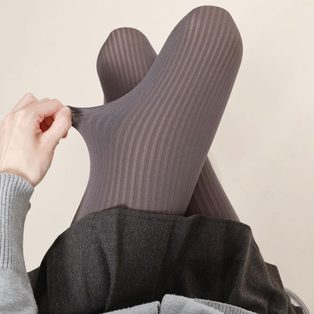 Velvet pantyhose for spring and autumn, thin, anti-snag, non-slip, white jacquard tights jk Wearing leggings as outerwear