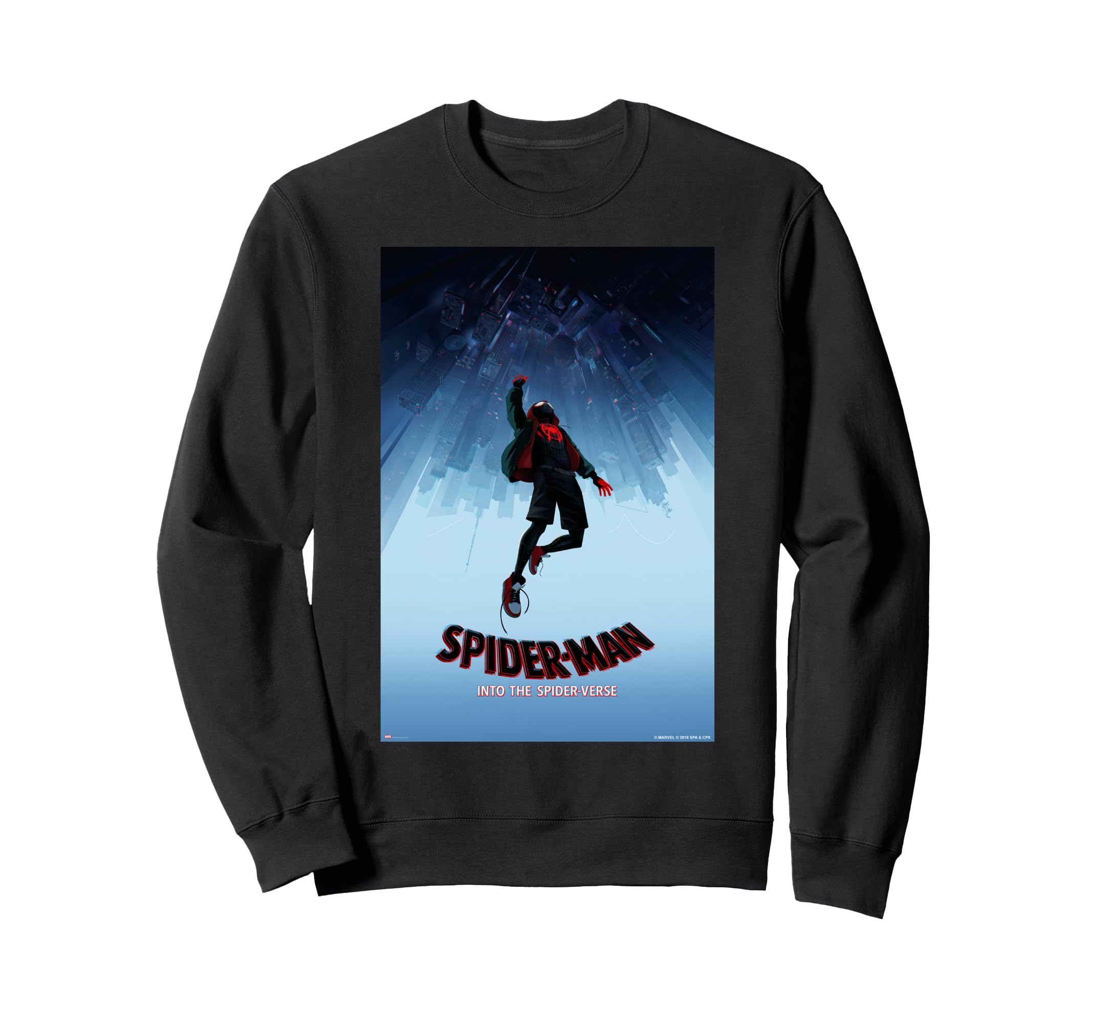 

Marvel Spider-Man: Into the Spider-Verse Upside-Down Poster Sweatshirt