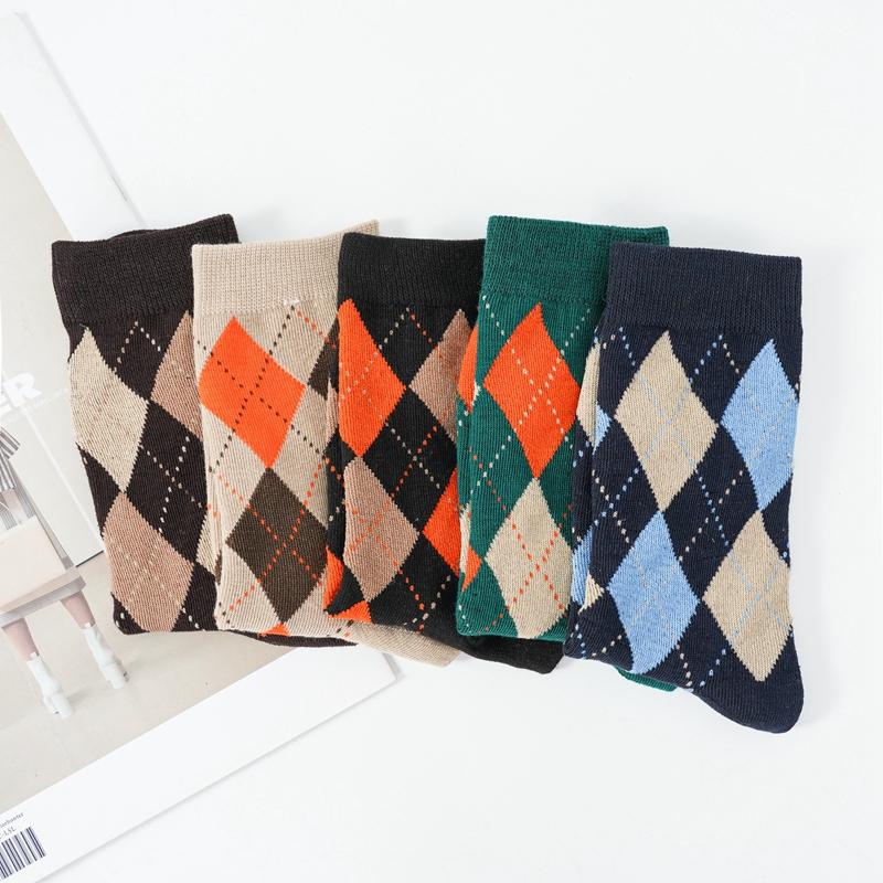 5 Paar Damen Winter Socken Mode Verdickte Warme Socken Mittelhohe Socken
