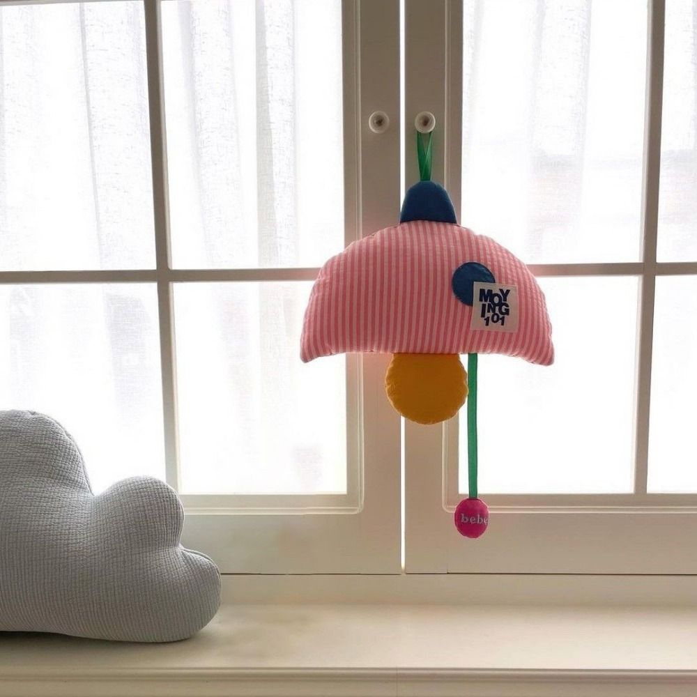 

Cartoon Mushroom Atmosphere Light Led Charging Bedside Lamp Mushroom Night Light Bedroom Pink Stripes