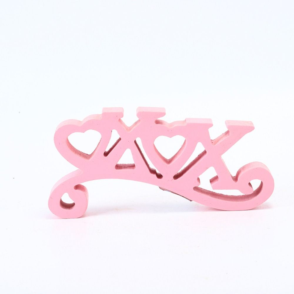 Wooden English Letter Decoration Romantic Valentines Day Gifts  Wedding Party Decor