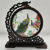 1pc, Su Embroidery Ornaments, Chinese Embroidery Crafts, Double Sided Embroidered Ornament, Solid Wood Desktop Decoration