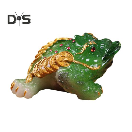 Kröten-Tee-Haustier, Farbwechsel-Harz-Ornament, Reichtumsattraktion, Kung-Fu-Tee-Haustier, Home-Office-Schreibtisch-Dekor, Teezeremonie-Zubehör