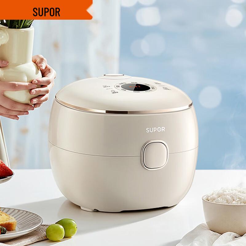 Supor 2L 316L Stainless Steel Multi-function Rice Cooker CN plug (adapter included)