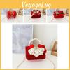 Velvet Red Lovely Tiger Head Handbag For Girls Trendy Crossbody Bag Kids For