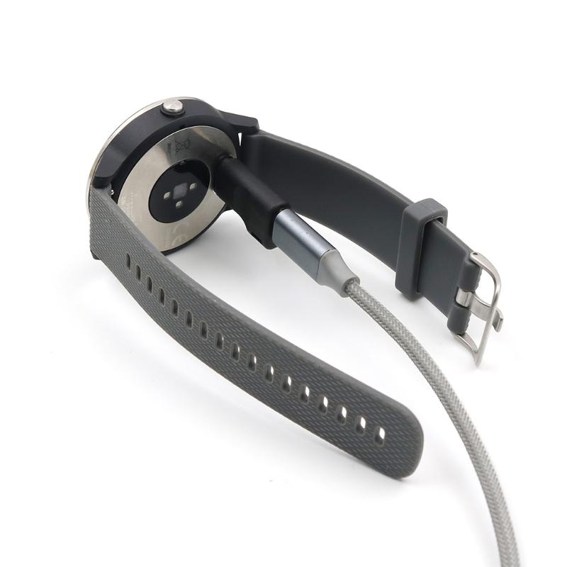 USB C hunn- til 4-pinners ladekonverter for -Garmin Fenix ​​5/5S/5X/6 Forerunner 45/45S/245/245M/935 Sma