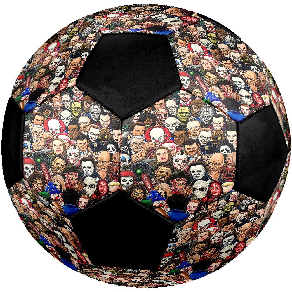 Halloween Horror Theme Size 5 Soccer Ball, Suitable for Both Indoor and Outdoor Matches, a Gift Suitable for Everyone.