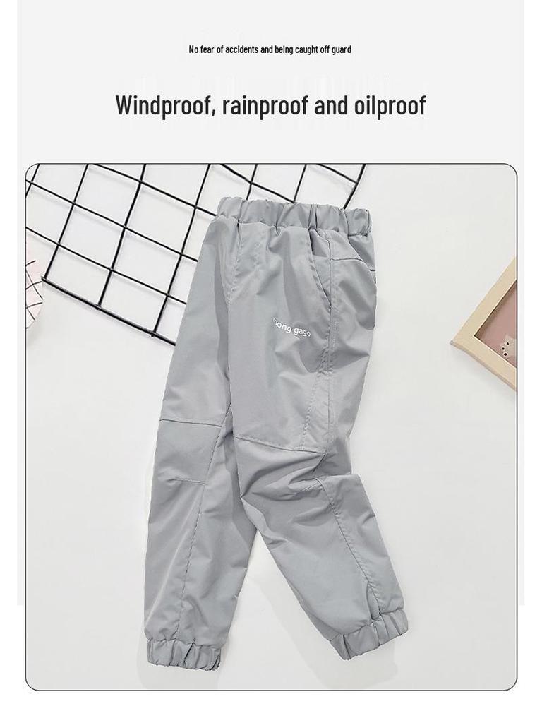 Mädchen Fleecegefütterte Wasserdichte & Winddichte Sturmhose – Mittlere & Große Größen, Perfekt für Frühling, Herbst & Winter Skibekleidung