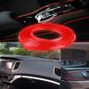 5M Red 16ft Car Interior Door Gap Edge Line Molding Strip Decorate Accessories