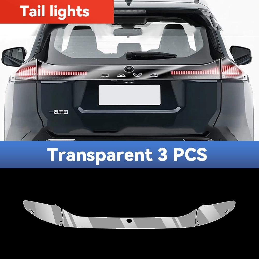 For TOYOTA RAV4 2026 TPU Headlight Anti-Scratch Smoke Black Transparent Modification Color Changing Protective Film