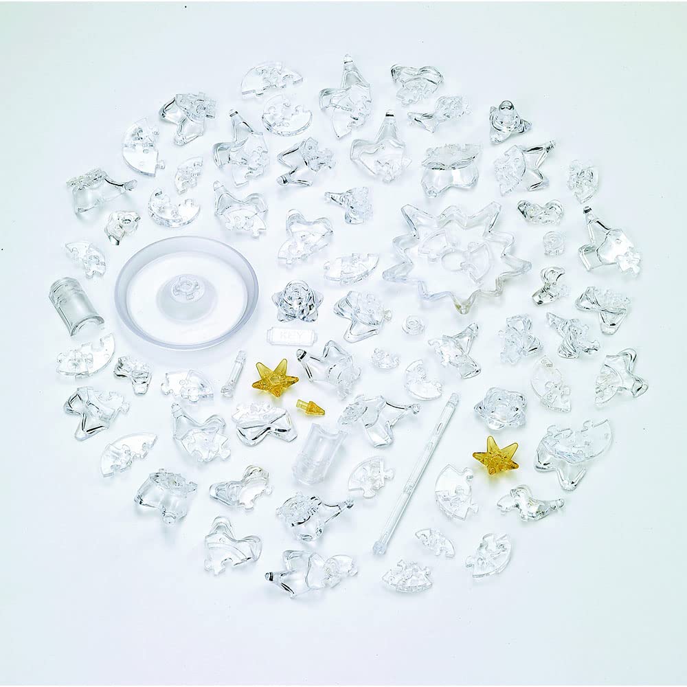 Beverly Crystal Puzzle Christmas Tree Clear 50289 69-Piece