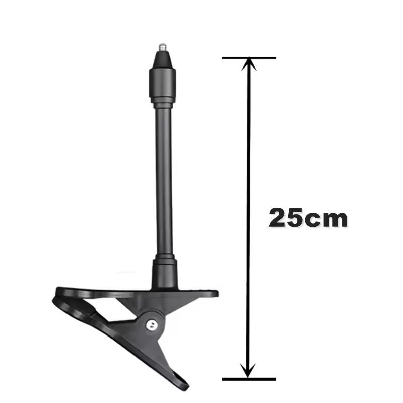 Flexible Baby Monitor Camera Bracket Suitable for Crib Outdoor Indoor Desktop Clip Universal 1/4'' Screw Cameras Mount Clamp