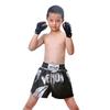 New Leather Half Finger Kids Children Karate Boxing Gloves Mitts Sanda Karate Sandbag Taekwondo Protector Gloves MMA Muay Thai