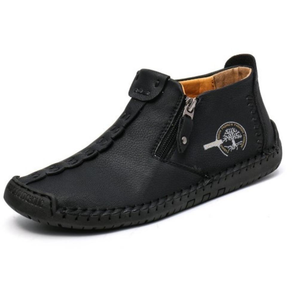 Handmade Leather Boots for Men Casual Outdoor Shoes Mens Handcrafted Boots Leather Shoes