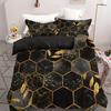 High-End Premium Soft Duvet Cover Set Fashion Clasic Popular Mesh Leaf Digital Print Beding Set Soft And Comfortable Soft Duvet Cover For Bedrom
