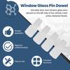 LAMELLIS 4pcs Movable Door Window Glass Pins for B5 B7 5 6 4 Golf 4 5 Superb Seat