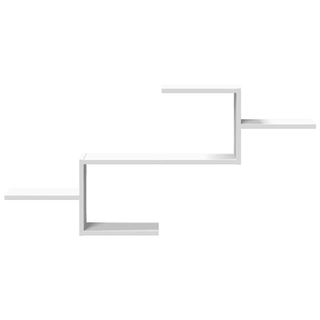 Wall Shelf White 104 x 15 x 49 cm Engineered Wood