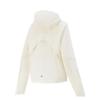 Li-Ning Plain Zip-Up Hooded Versatile Sports Jacket Women Jackets Off-White AFDV050-2