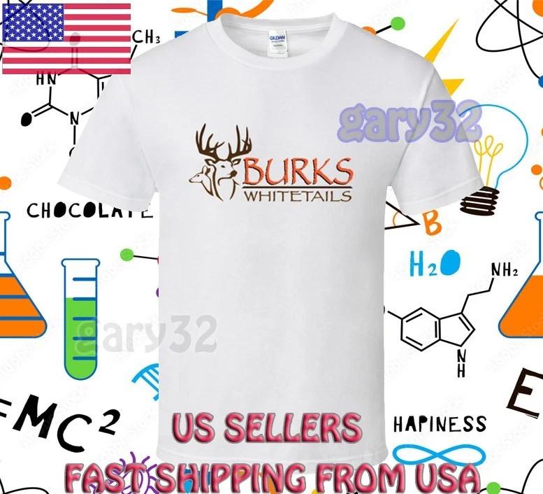 NEW SHIRT BURKS WHITETAILS HUNTING RACING LOGO T shirt FUNNY SIZE S-5XL S