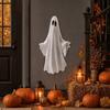 Halloween Pumpkin Static Cling Window Stickers - Self-Adhesive Wall Decals for Living Room Decor, 60 30 cm