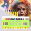16-Color DIY Face Paint Crayons for Kids - Halloween Makeup & Graffiti Props
