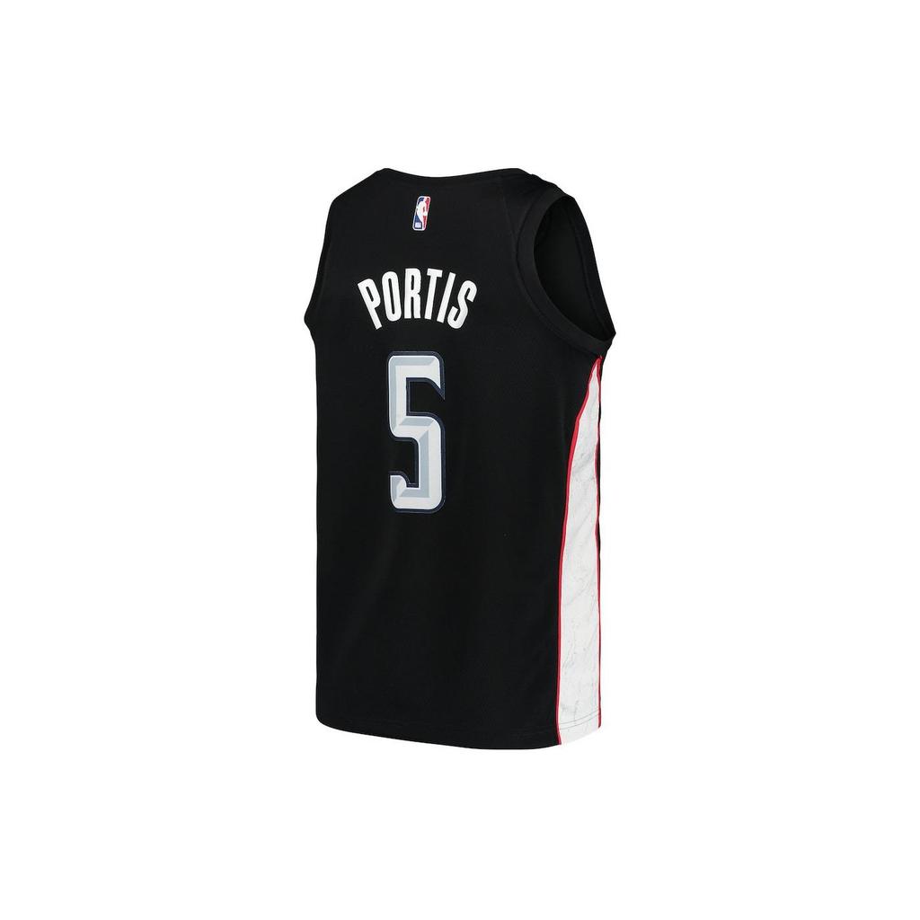 New Nike Basketball Jersey 2018/19 Season, Washington Wizards, Bobby Portis Size 5 Men's Black AJ4651-010