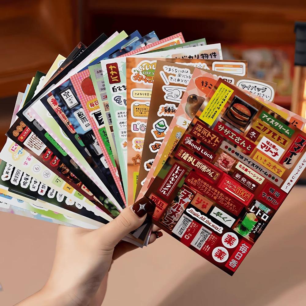 

45шт г-н. Бумажные декоративные наклейки для скрапбукинга для DIY блокнота, чехла для телефона Style 2