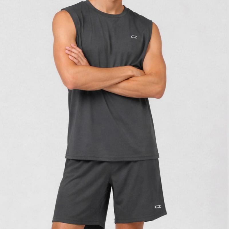 Cozylook Men S Cool Motion Short Sleeve And SleeveleSS ShortS SportSwear 3 Piece