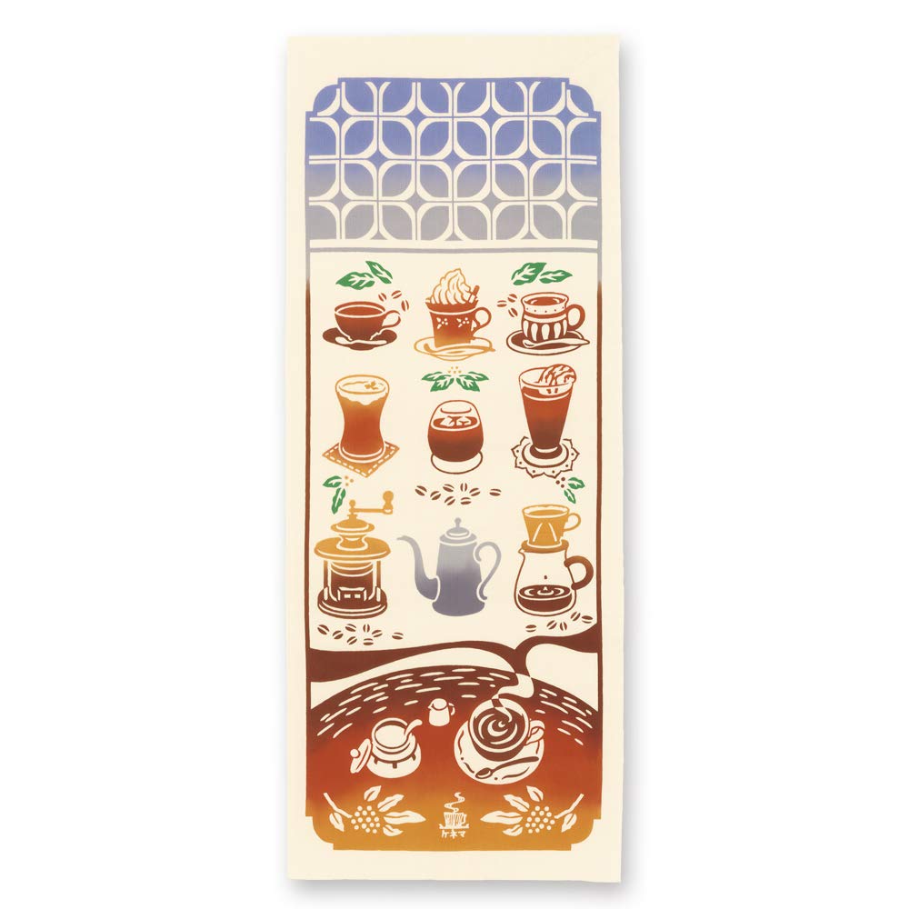 

kenema Tenugui Hobby Coffee Shop 36 x 90cm Chusen Tenugui 50064 Hobbies/Favorite